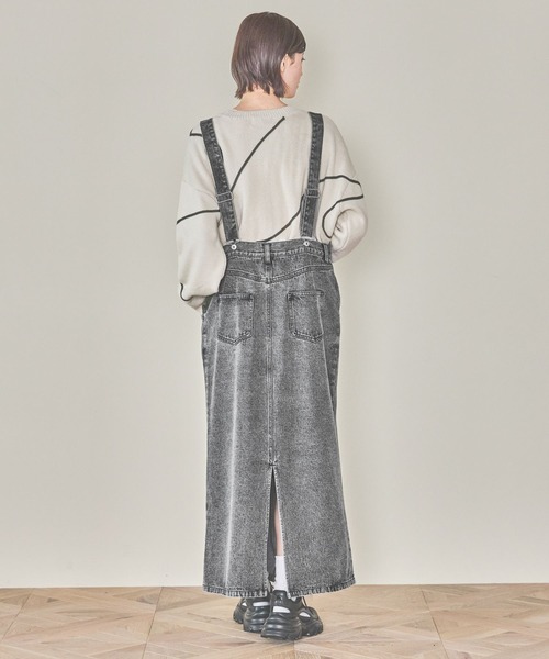 LAKOLE（ラコレ）の「2WAYデニムジャンスカ / 290786（ジャンパースカート・レディース・ブラック/ブルー・MEDIUM/LARGE）」の22枚目の写真