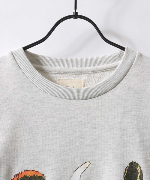 SITRY（シトリー）の「Cat ＆ Dog Print T-Shirt/アニマル 猫＆犬 プリント オーバーサイズ 裏毛 トレーナー スウェット レディース メンズ（スウェット・メンズ・グレー系その他/ベージュ系その他/オートミール/ブラック系その他/ブラック/グレー・M/L/LL）」の22枚目の写真