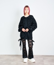 ANNA SUI NYC（アナ スイ エヌ ワイ シー）の「フラワーレースストレッチパンツ（その他パンツ）」