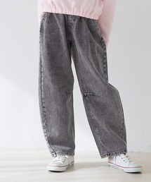 coca（coca） | キッズ　ケミカル加工デニムカーブパンツ(デニムパンツ)