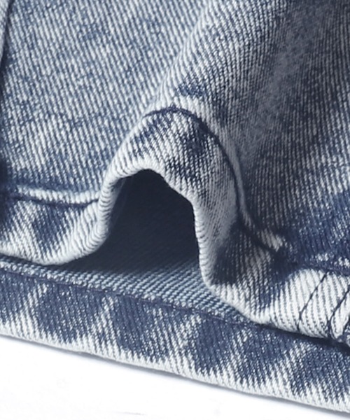 coca（coca）（コカ）の「キッズ　ケミカル加工デニムカーブパンツ（デニムパンツ・キッズ・ブラック/ブルー/ライトブルー/ライトベージュ・130/120/150/140）」の7枚目の写真