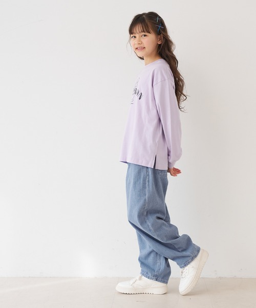 coca（coca）（コカ）の「キッズ　ケミカル加工デニムカーブパンツ（デニムパンツ・キッズ・ブラック/ブルー/ライトブルー/ライトベージュ・130/120/150/140）」の13枚目の写真