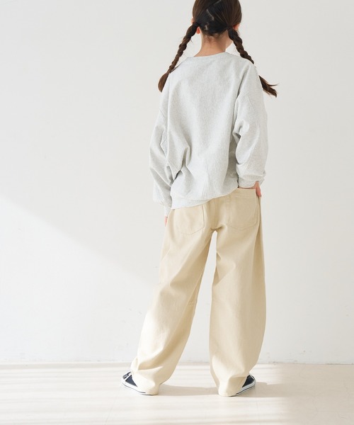 coca（coca）（コカ）の「キッズ　ケミカル加工デニムカーブパンツ（デニムパンツ・キッズ・ブラック/ブルー/ライトブルー/ライトベージュ・130/120/150/140）」の17枚目の写真