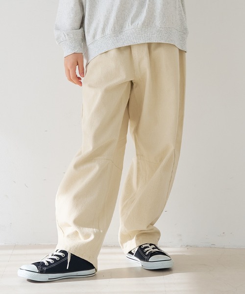 coca（coca）（コカ）の「キッズ　ケミカル加工デニムカーブパンツ（デニムパンツ・キッズ・ブラック/ブルー/ライトブルー/ライトベージュ・130/120/150/140）」の9枚目の写真