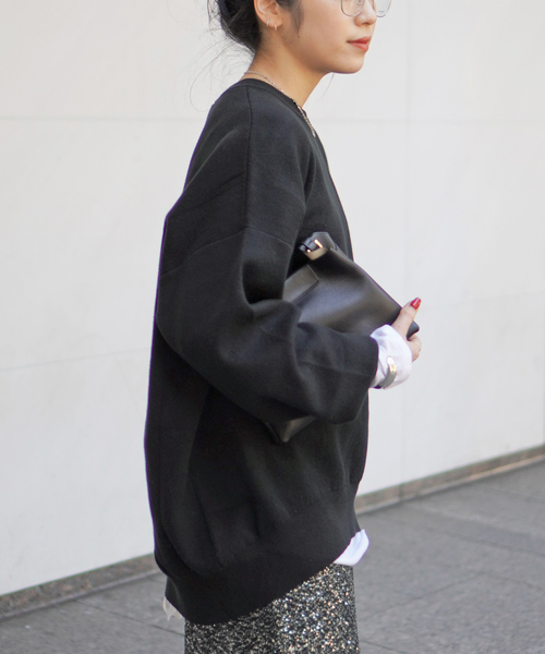 【新品】AP STUDIO コットンカシミヤリラックス プルオーバー コットンカシミヤリラックスプルオーバー（ニット/セーター