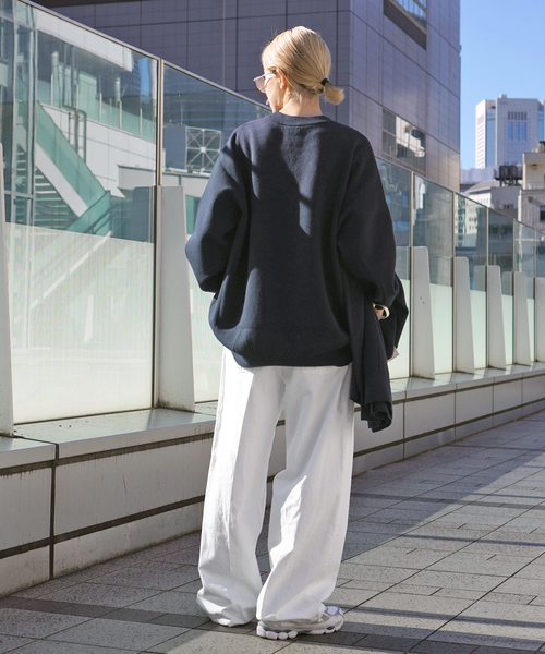 【新品】AP STUDIO コットンカシミヤリラックス プルオーバー コットンカシミヤリラックスプルオーバー（ニット/セーター