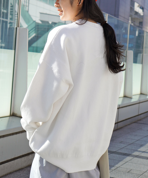 コットンカシミヤリラックスプルオーバー（ニット/セーター