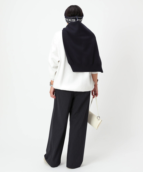 EVERYDAY I LIKE.（エヴリディアイライク）の「コットンカシミヤリラックスプルオーバー（ニット/セーター・レディース・ブラック/ホワイト/ネイビー・FREE）」の10枚目の写真