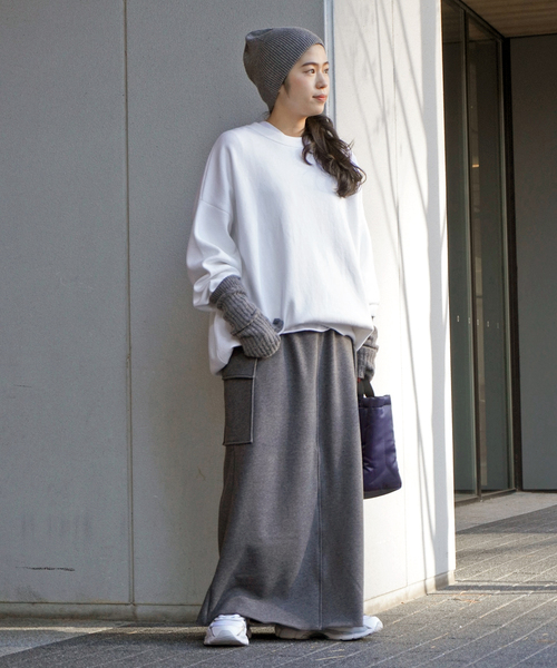 EVERYDAY I LIKE.（エヴリディアイライク）の「コットンカシミヤリラックスプルオーバー（ニット/セーター・レディース・ブラック/ホワイト/ネイビー・FREE）」の13枚目の写真