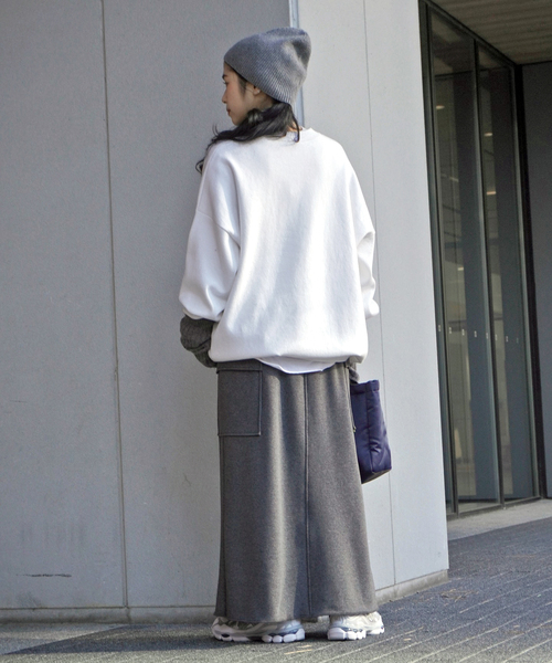 コットンカシミヤリラックスプルオーバー（ニット/セーター