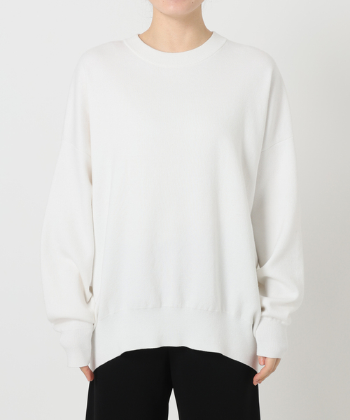 コットンカシミヤリラックスプルオーバー（ニット/セーター