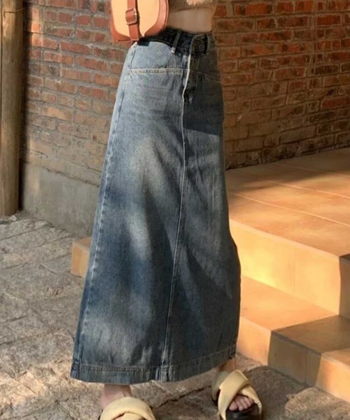 ｳｴｽﾄ切替ﾃﾞﾆﾑﾛﾝｸﾞSK（スカート）｜SPIGA（スピーガ）