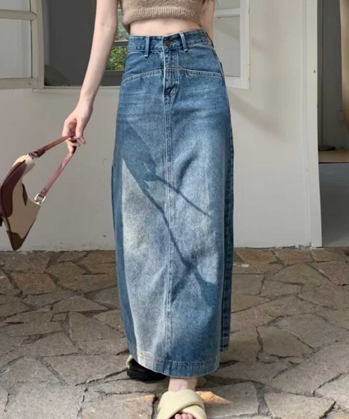 ｳｴｽﾄ切替ﾃﾞﾆﾑﾛﾝｸﾞSK（スカート）｜SPIGA（スピーガ）