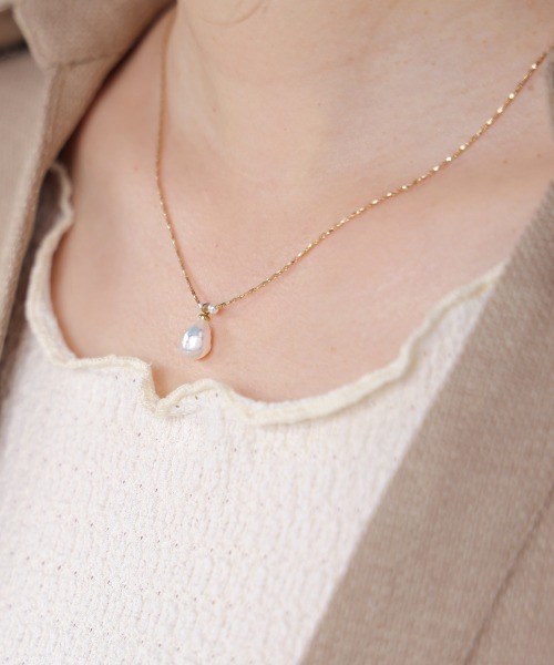 Bab（バブ）の「淡水パールネックレス（ネックレス・レディース・A・ONESIZE）」の3枚目の写真
