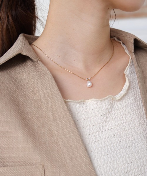 Bab（バブ）の「淡水パールネックレス（ネックレス・レディース・A・ONESIZE）」の4枚目の写真