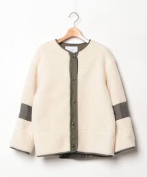 スローブイエナ　オリジナルカラー　ノーカラージャケット　試着のみ SHIPS ジャケット ノーカラージャケット 「接触冷感/手洗い可能