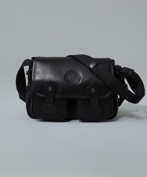 Hunting World(ハンティングワールド)の「HUNTING WORLD / レザー キャリーオール S(トートバッグ・メンズ・ブラック・ONE SIZE)」の1枚目の写真