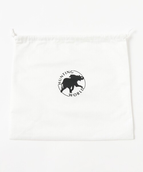 Hunting World(ハンティングワールド)の「HUNTING WORLD / レザー キャリーオール S(トートバッグ・メンズ・ブラック・ONE SIZE)」の18枚目の写真