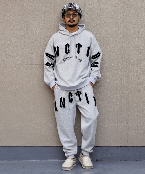 adamsJUGGLER(アダムスジャグラー)の「W/Rサンクションプルパーカー(パーカー・メンズ・ブラック/グレー・M/L)」の3枚目の写真