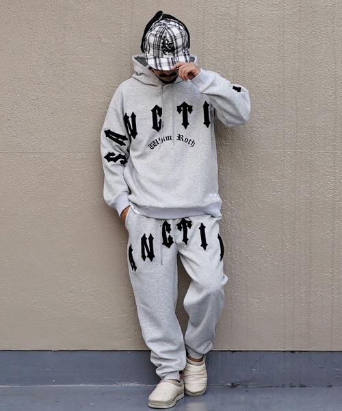 adamsJUGGLER(アダムスジャグラー)の「W/Rサンクションプルパーカー(パーカー・メンズ・ブラック/グレー・M/L)」の4枚目の写真