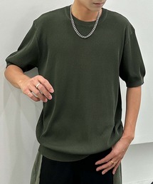aimoha | aimoha men カジュアルクルーネックニット (SS)(ニット/セーター)