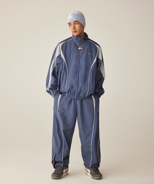 BATHING APE LOGO NYLON TRACK PANTS（その他パンツ）｜A