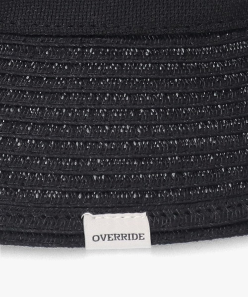 OVERRIDE(オーバーライド)の「OVERRIDE WASHABLE BD LLIKE WIDE HAT / オーバーライド(ハット・レディース・ブラック/ベージュ・58cm)」の12枚目の写真