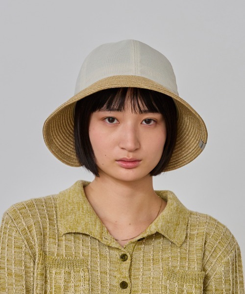 OVERRIDE(オーバーライド)の「OVERRIDE WASHABLE BD LLIKE WIDE HAT / オーバーライド(ハット・レディース・ブラック/ベージュ・58cm)」の10枚目の写真
