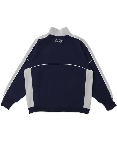 LTR DEPTH(レイターデプス)の「LTR DEPTH/パイピングトラックジャケット(ジャージ・メンズ・ネイビー/オフホワイト・MEDIUM/LARGE)」の3枚目の写真