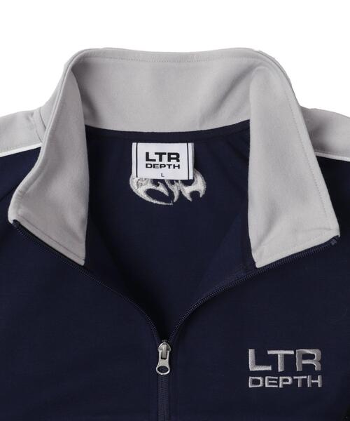 LTR DEPTH(レイターデプス)の「LTR DEPTH/パイピングトラックジャケット(ジャージ・メンズ・ネイビー/オフホワイト・MEDIUM/LARGE)」の5枚目の写真