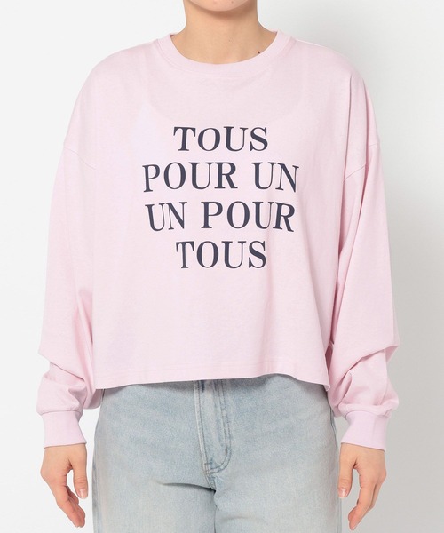 セール】ショートロゴプリントLS 240591（Tシャツ/カットソー