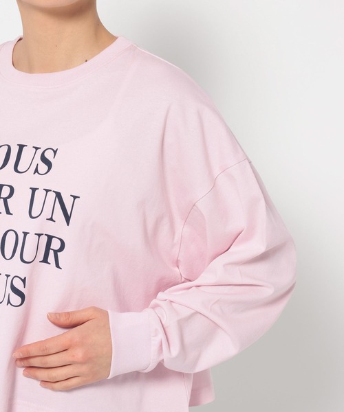 セール】ショートロゴプリントLS 240591（Tシャツ/カットソー