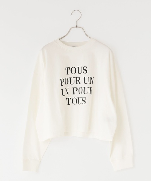 セール】ショートロゴプリントLS 240591（Tシャツ/カットソー