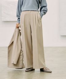 お手入れラクラクセットアップ/ワイドパンツ/253482