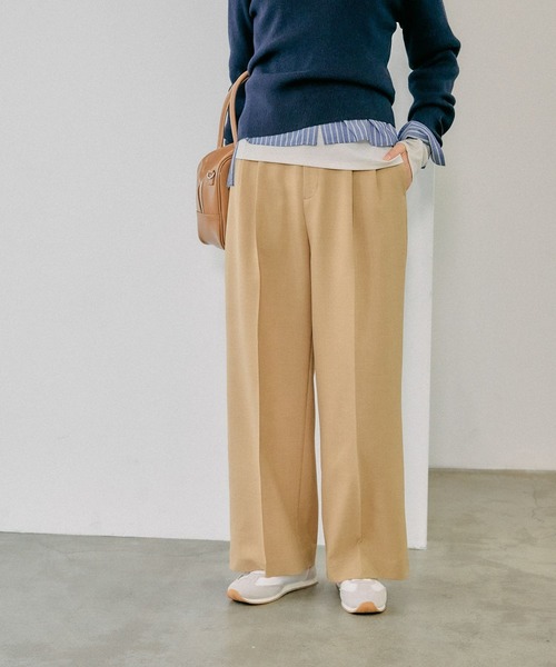 シモーキング様　ご予約　特価3 GLOBAL WORK パンツ お手入れラクラクセットアップ/ワイドパンツ