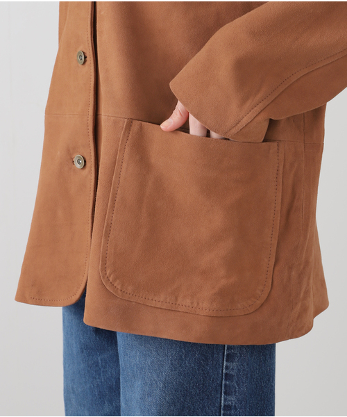 FRAMeWORK THRIFTY LOOK leather カバーオール THRIFTY LOOK leather カバーオールのコーディネートスナップ