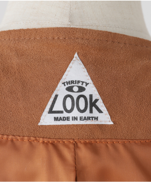 FRAMeWORK（フレームワーク）の「THRIFTY LOOK leather カバーオール（ライダースジャケット・レディース・キャメル・FREE）」の20枚目の写真