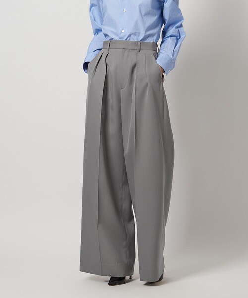 ロエフ LOEFF ウール ギャバジン バギー トラウザー パンツ 60%OFF】LOEFF ロエフ ウール トロ バギー トラウザー パンツ