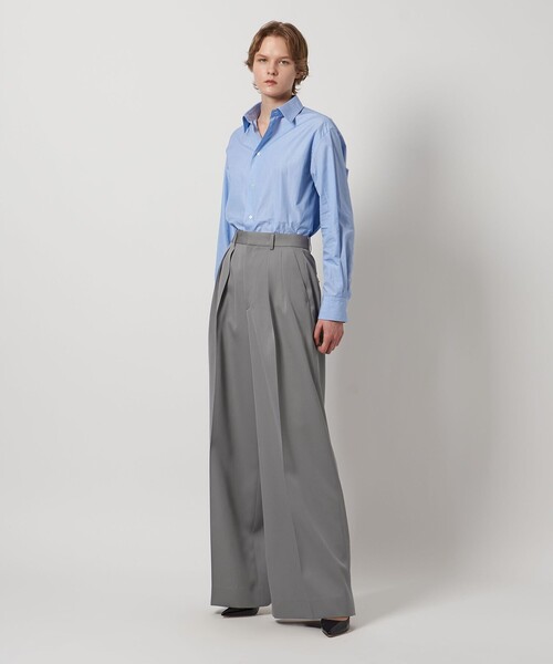 LOEFF（ロエフ）の「＜LOEFF＞ギャバジン  バギーパンツ（その他パンツ・レディース・ブラック/グレー・0/1/00）」の20枚目の写真