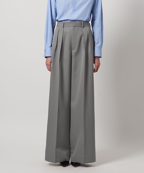 LOEFF（ロエフ）の「＜LOEFF＞ギャバジン  バギーパンツ（その他パンツ・レディース・ブラック/グレー・0/1/00）」の21枚目の写真