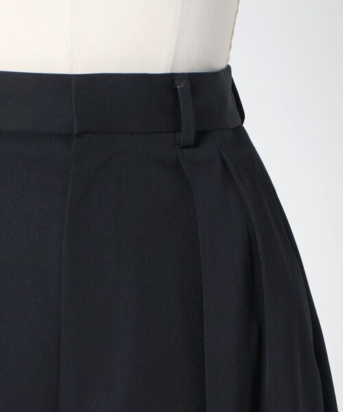 LOEFF（ロエフ）の「＜LOEFF＞ギャバジン  バギーパンツ（その他パンツ・レディース・ブラック/グレー・0/1/00）」の9枚目の写真