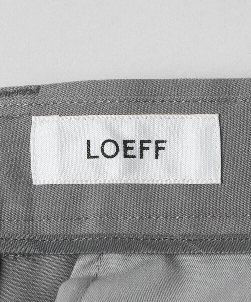 LOEFF（ロエフ）の「＜LOEFF＞ギャバジン  バギーパンツ（その他パンツ・レディース・ブラック/グレー・0/1/00）」の12枚目の写真