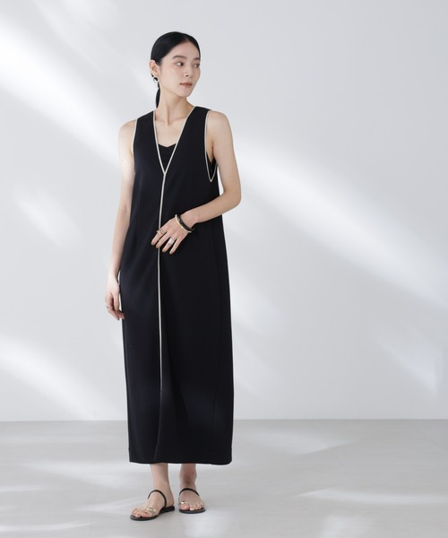 ブークレダンボールパイピングワンピース（ワンピース）｜NANO