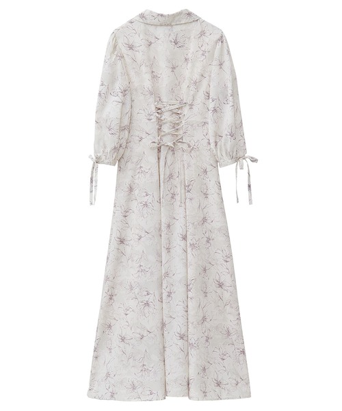 Maison de FLEUR（メゾンドフルール）の「はしごレースシャツワンピース（ワンピース・レディース・ラベンダー/その他14・FREE）」の11枚目の写真