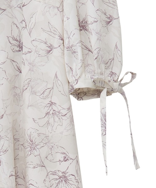 Maison de FLEUR（メゾンドフルール）の「はしごレースシャツワンピース（ワンピース・レディース・ラベンダー/その他14・FREE）」の12枚目の写真