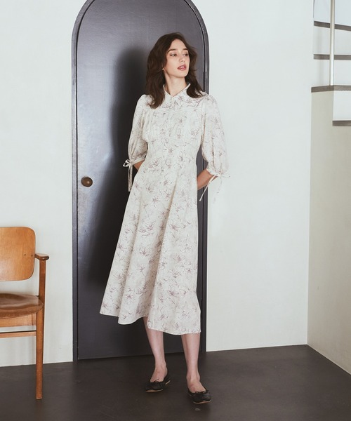 Maison de FLEUR（メゾンドフルール）の「はしごレースシャツワンピース（ワンピース・レディース・ラベンダー/その他14・FREE）」の18枚目の写真