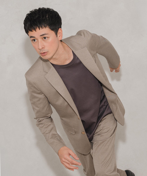 EDIFICE エディフィス セットアップ ジャケット Sパンツ S ベージュ EDIFICE エディフィス セットアップ ジャケット Sパンツ S