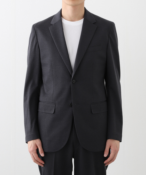 EDIFICE(エディフィス)の「ハイツイスト ジャージー 2B ジャケット【セットアップ着用可】(テーラードジャケット・メンズ・ネイビー/ベージュ/チャコールグレー・X-SMALL/SMALL/XX-LARGE/X-LARGE/LARGE/MEDIUM)」の13枚目の写真