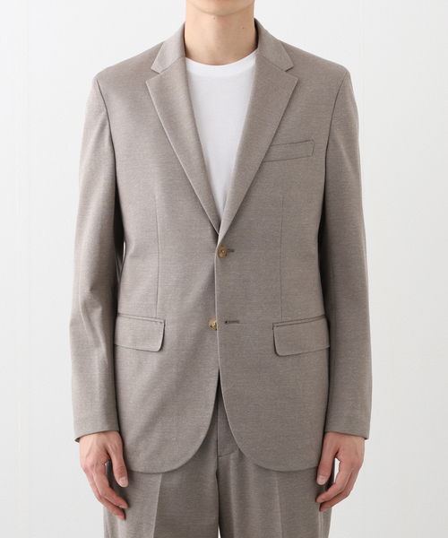 EDIFICE(エディフィス)の「ハイツイスト ジャージー 2B ジャケット【セットアップ着用可】(テーラードジャケット・メンズ・ネイビー/ベージュ/チャコールグレー・X-SMALL/SMALL/XX-LARGE/X-LARGE/LARGE/MEDIUM)」の16枚目の写真