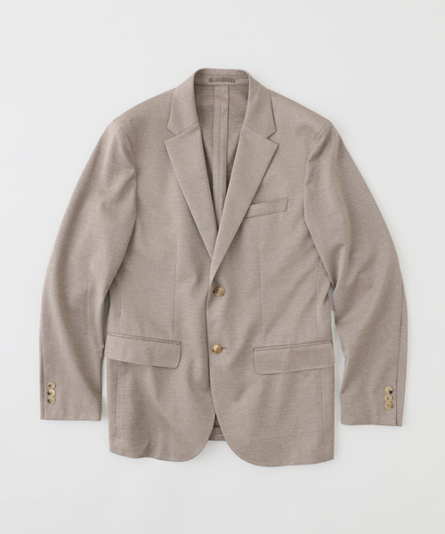 EDIFICE(エディフィス)の「ハイツイスト ジャージー 2B ジャケット【セットアップ着用可】(テーラードジャケット・メンズ・ネイビー/ベージュ/チャコールグレー・X-SMALL/SMALL/XX-LARGE/X-LARGE/LARGE/MEDIUM)」の17枚目の写真